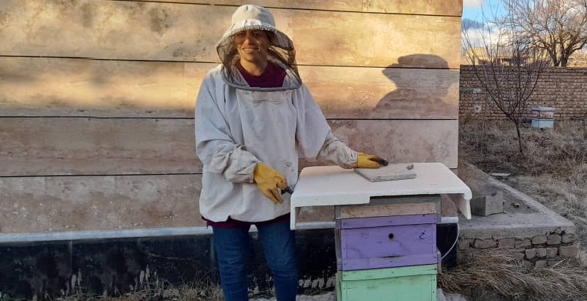 زهرا خداکرمی - زنبورداری در زنجان - یک زن زنبوردار - برنامه ریزی