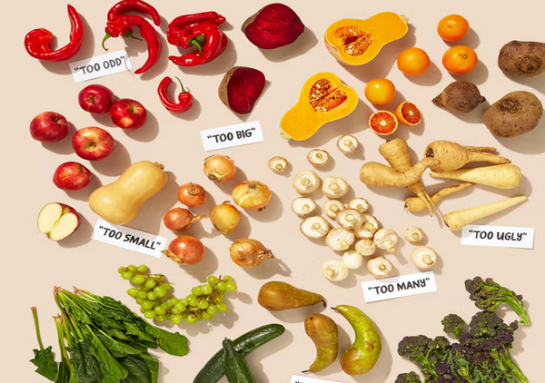 انواع میوه ها بر روی میز - ضایعات ماد غذایی